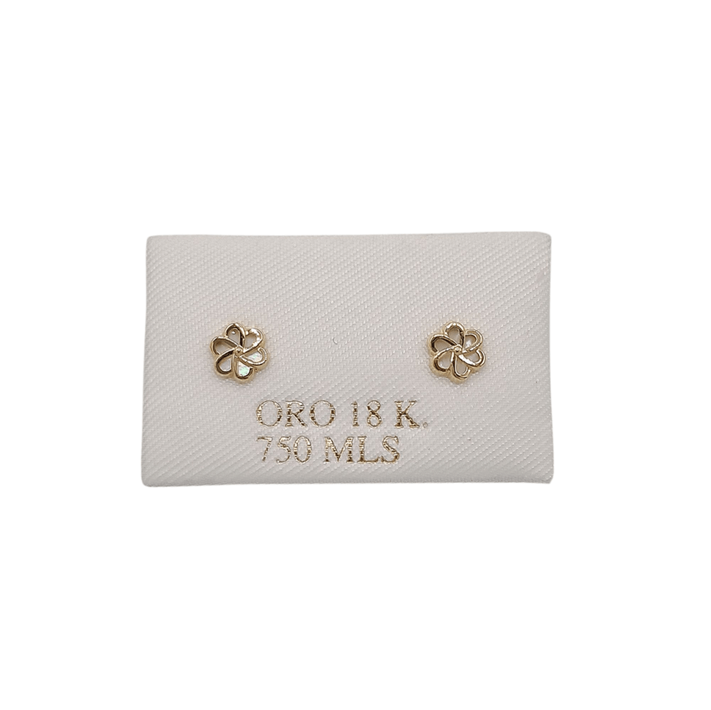 Pendientes Bebé Oro Flor