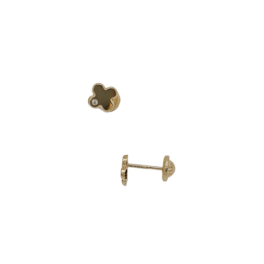 Pendientes Bebé Oro Flor