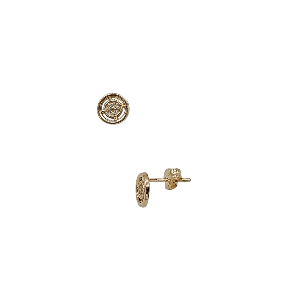 Pendientes Niña Oro Círculo