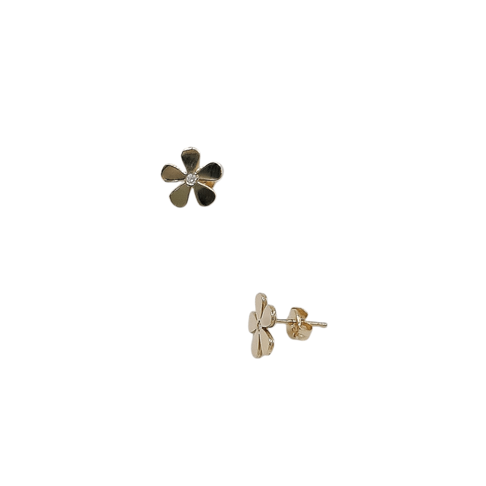 Pendientes Niña Oro Flor