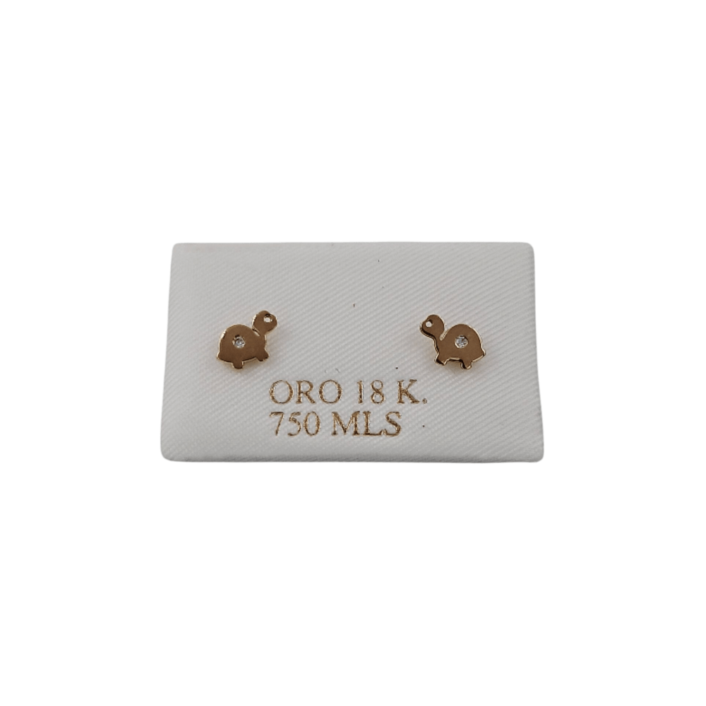 Pendientes bebé Oro Tortuga
