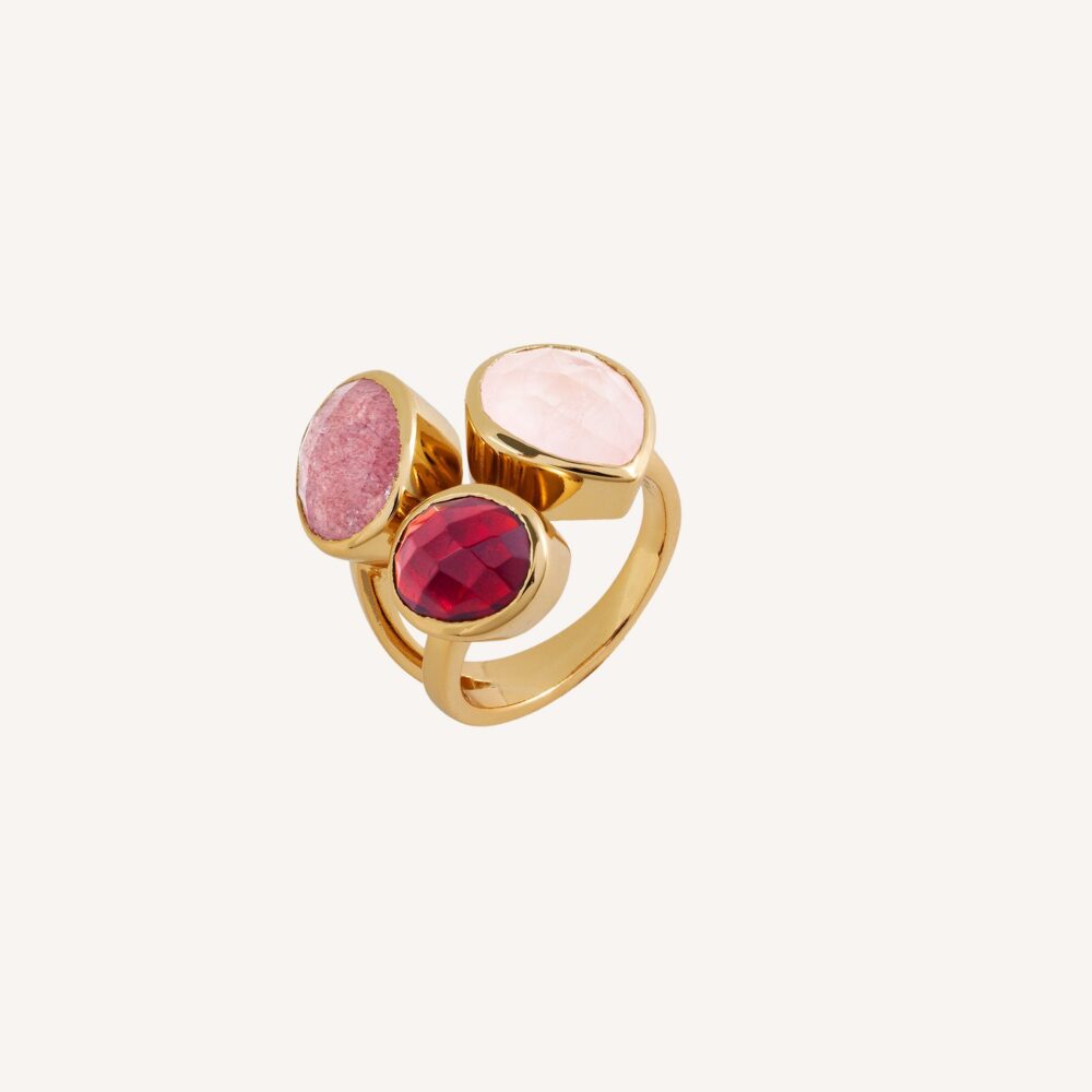 Anillo Loreto cuarzo y circonita Vidal&Vidal