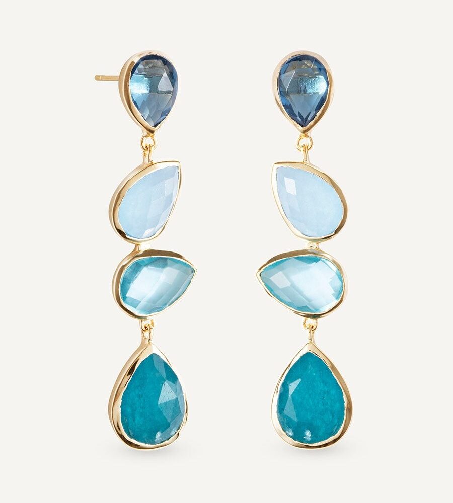 Pendientes aqua Vidal&Vidal