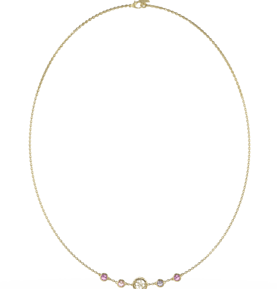 Collar Guess con piedras de colores